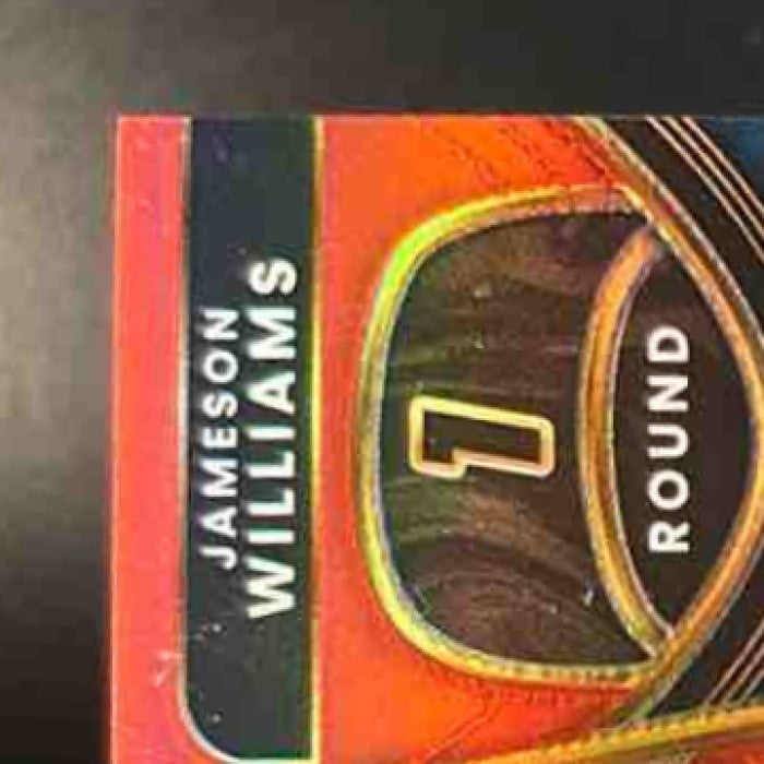 2022 Select Jameson Williams Draft Selections Memorabilia Red Prizm #DS-8 RC - Sports Cards