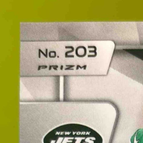 2022 Spectra Ahmad ’Sauce’ Gardner Rookie Patch Auto Neon Green /35 #203 Jets - Sports Cards