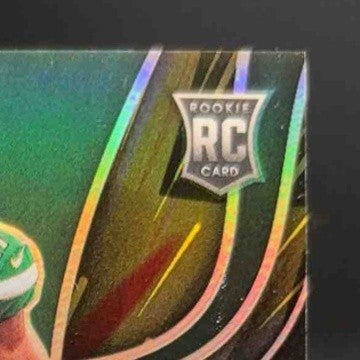 2022 Spectra Garrett Wilson Monumental Memorabilia Hyper 24/75 New York Jets - Sports Cards