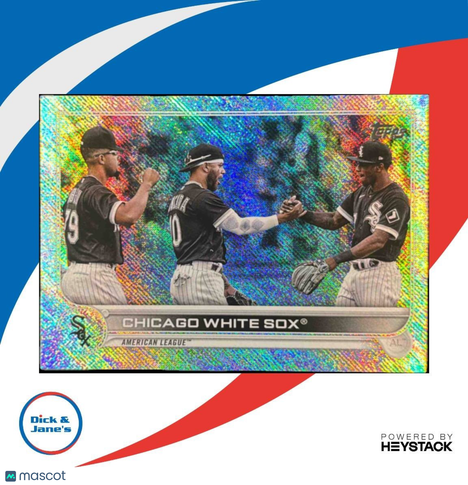 2022 Topps Chicago White Sox Foilboard Retail 62/875 #255 Team Card - Sports Cards
