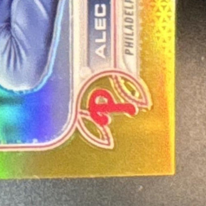 2022 Topps Chrome Alec Bohm Gold Refractor /50 #89 Philadelphia Phillies - Sports Cards