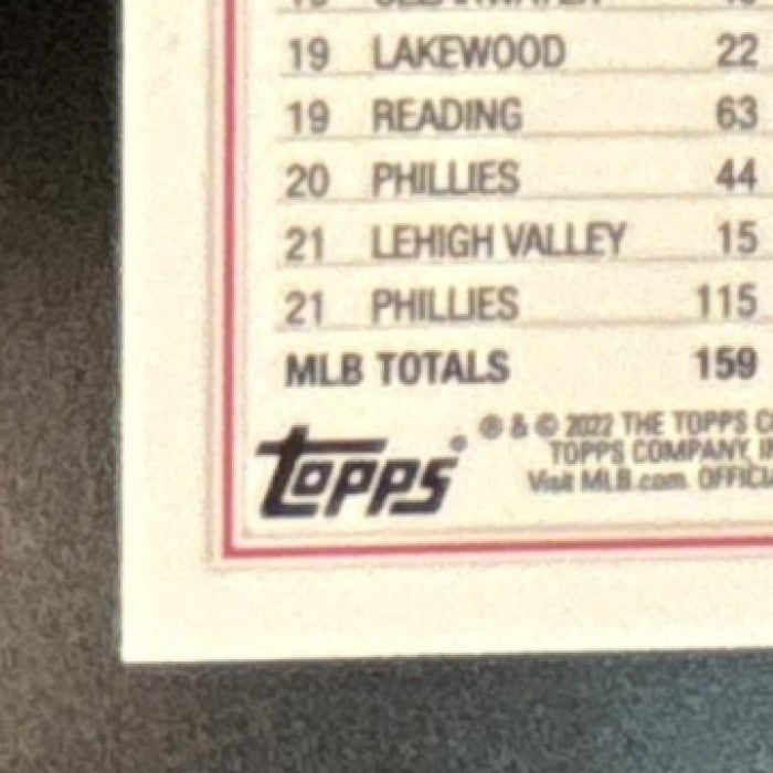 2022 Topps Chrome Alec Bohm Gold Refractor /50 #89 Philadelphia Phillies - Sports Cards