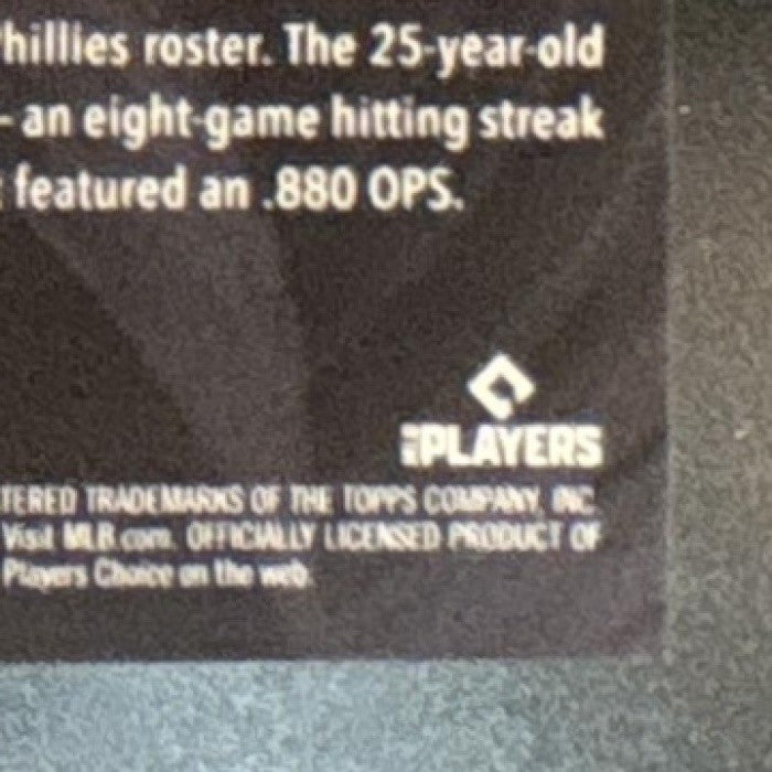 2022 Topps Chrome Black Alec Bohm Gold Mini Diamond /50 #76 Phillies - Sports Cards