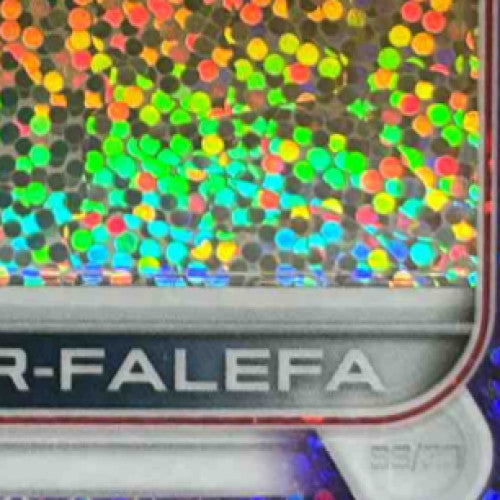 2022 Topps Chrome Isiah Kiner-Falefa Purple Speckle 57/299 #192 Texas Rangers - Sports Cards