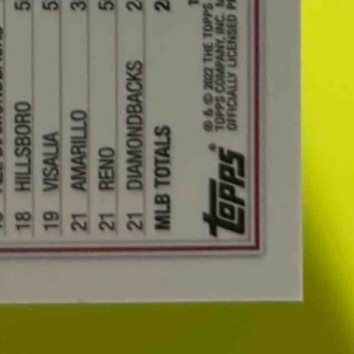 2022 Topps Chrome Jake McCarthy Rookie Auto Purple Speckle Refractor 176/299 - Sports Cards