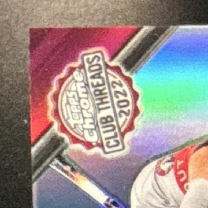 2022 Topps Chrome Mike Trout Club Threads Relics Angels - Sports Cards