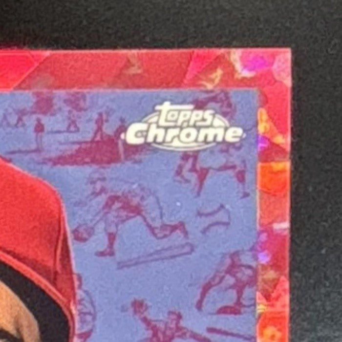 2022 Topps Chrome Platinum Anniversary Aaron Nola Toile Cream/Fuchsia /100 #167 - Sports Cards