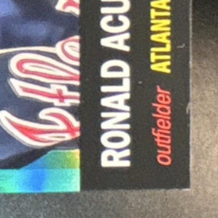 2022 Topps Chrome Platinum Anniversary Ronald Acuna Jr. Aqua Lava /299 #250 - Sports Cards