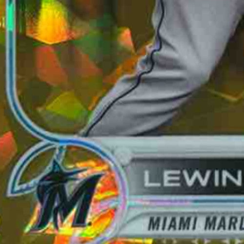 2022 Topps Chrome Sapphire Lewin Diaz Gold 17/50 #613 Miami Marlins - Sports Cards
