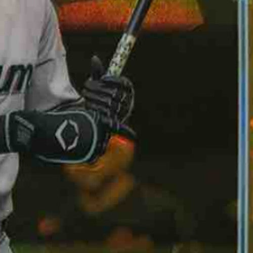 2022 Topps Chrome Sapphire Lewin Diaz Gold 17/50 #613 Miami Marlins - Sports Cards