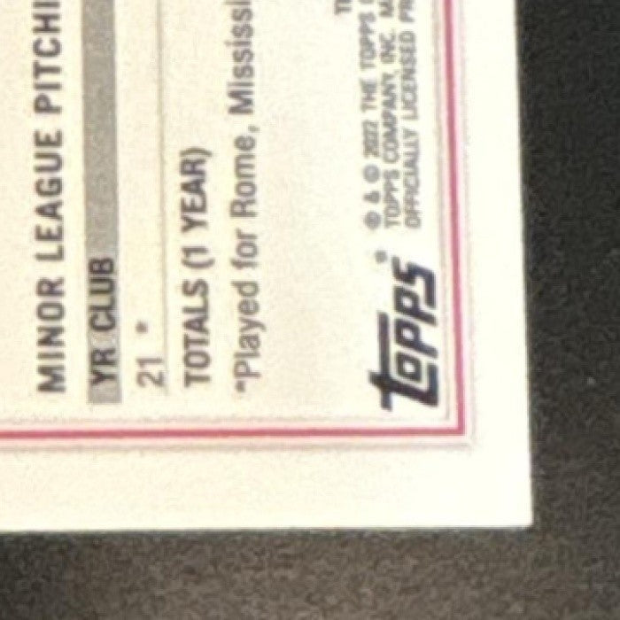 2022 Topps Chrome Update Bryce Elder Auto X-Fractor /125 RC Atlanta Braves - Sports Cards
