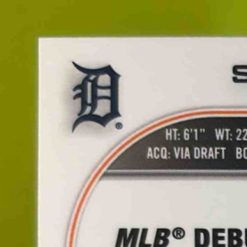 2022 Topps Chrome Update Spencer Torkelson Purple Refractor #USC157 RC Detroit - Sports Cards