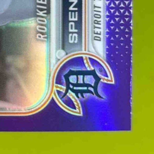 2022 Topps Chrome Update Spencer Torkelson Purple Refractor #USC157 RC Detroit - Sports Cards