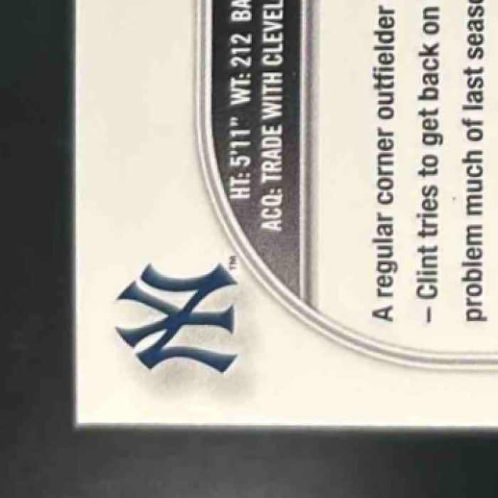 2022 Topps Clint Frazier Orange Foilboard /299 #101 New York Yankees - Sports Cards