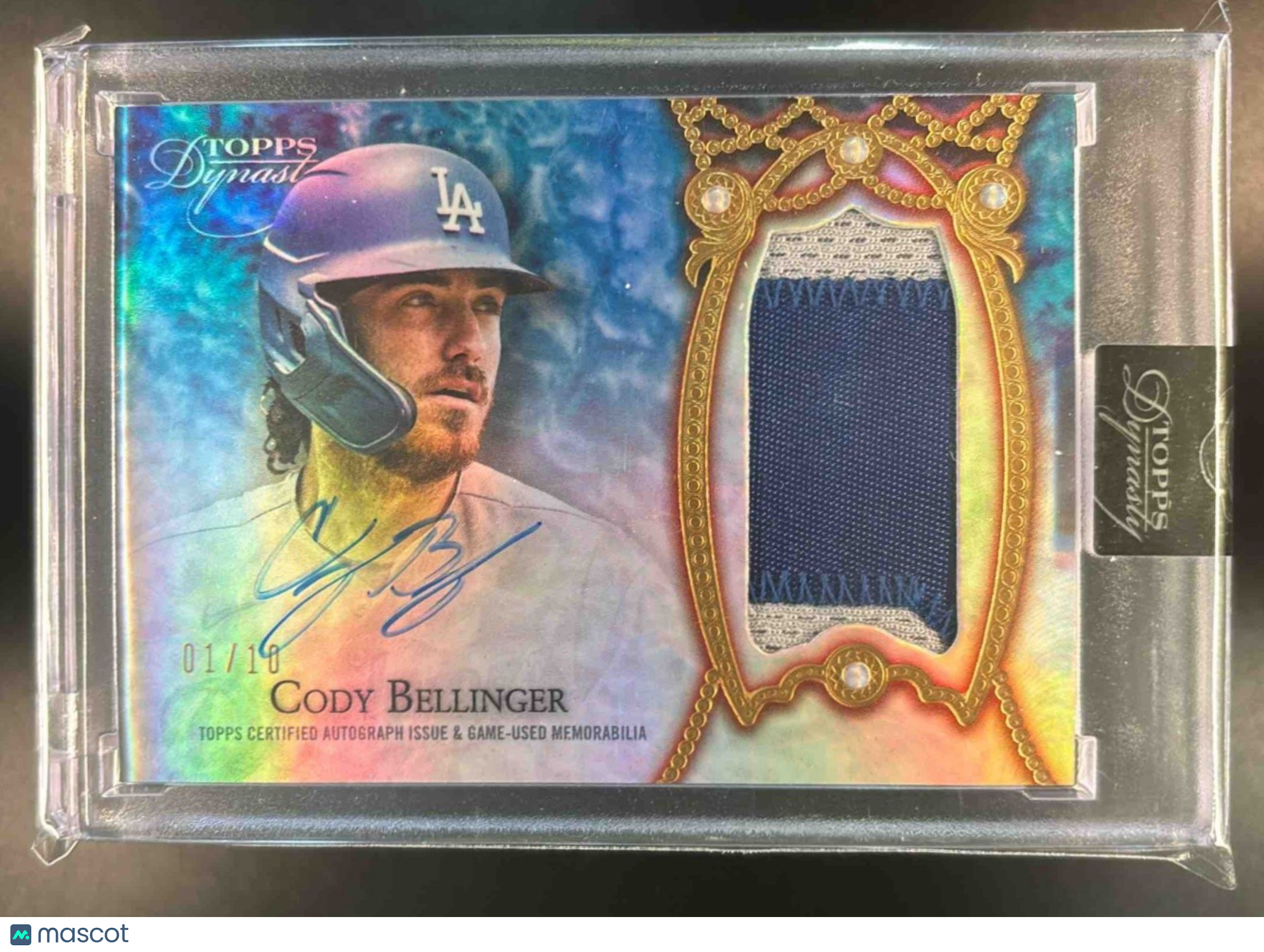 2022 Topps Dynasty Cody Bellinger Auto Patch 1/10 #DAP-CB1 Los Angeles Dodgers - Sports Cards