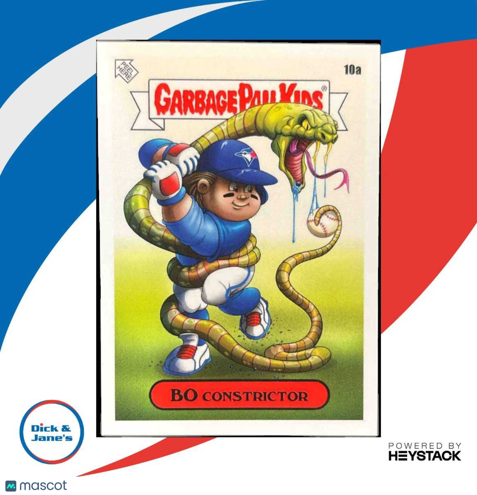 2022 Topps Garbage Pail Kids x MLB Series 2 Bo Bichette #10a Toronto Blue Jays - Sports Cards
