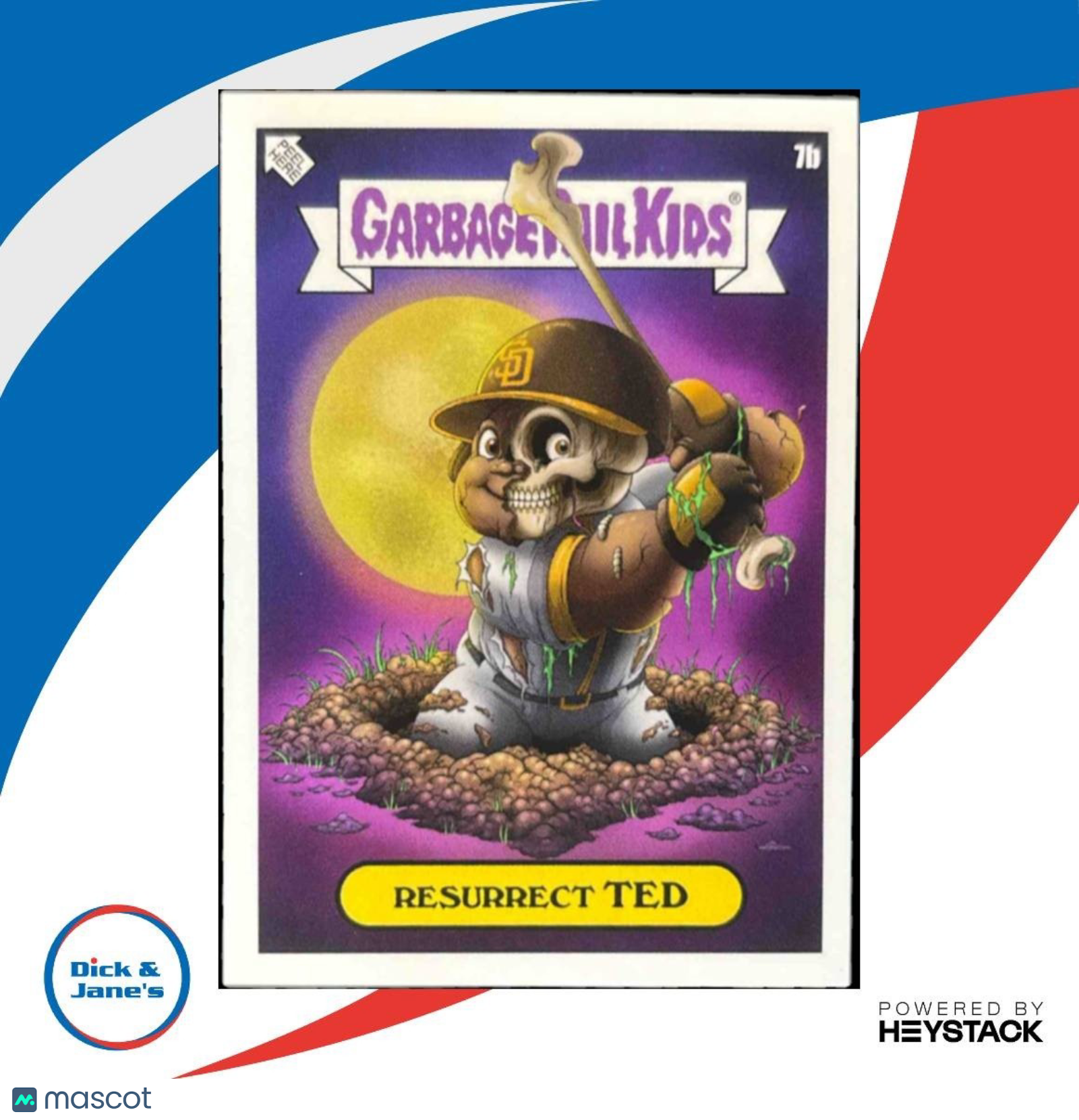 2022 Topps Garbage Pail Kids x MLB Series 2 Juan Soto #7b San Diego Padres - Sports Cards