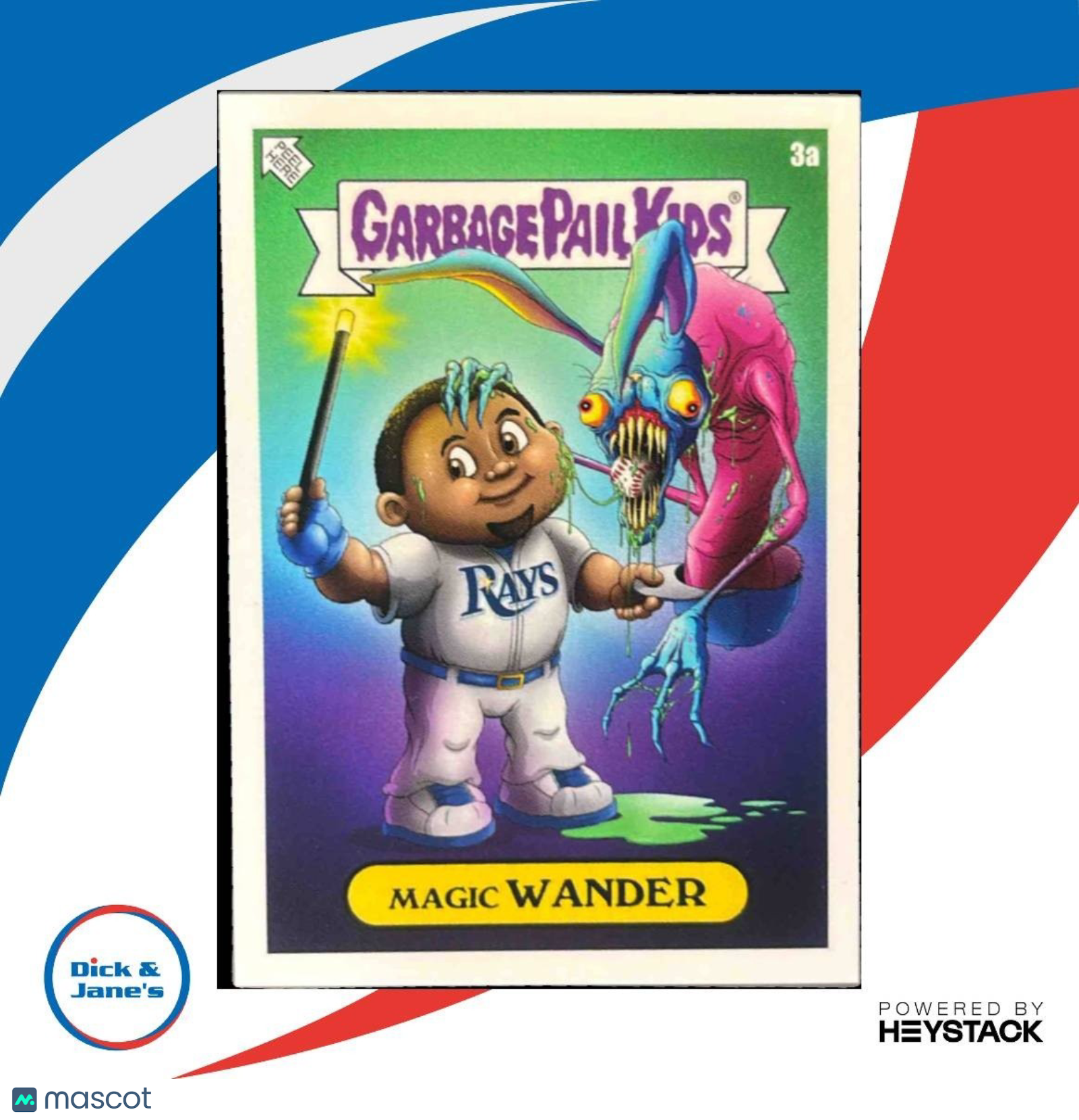 2022 Topps Garbage Pail Kids x MLB Series 2 Wander Franco #3a Tampa Bay Rays - Sports Cards
