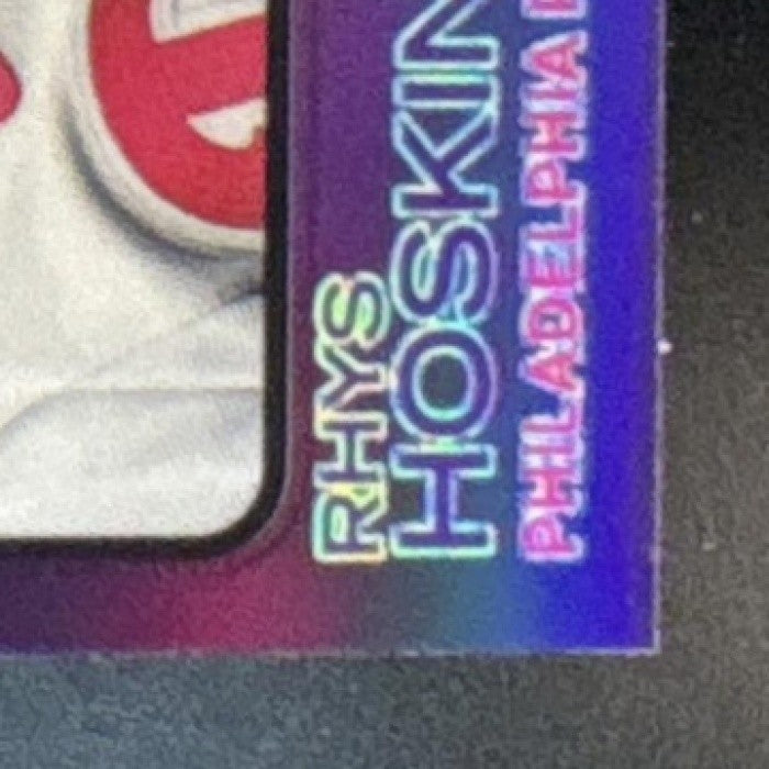 2022 Topps Heritage Rhys Hoskins Chrome Purple Refractor #326 Phillies - Sports Cards