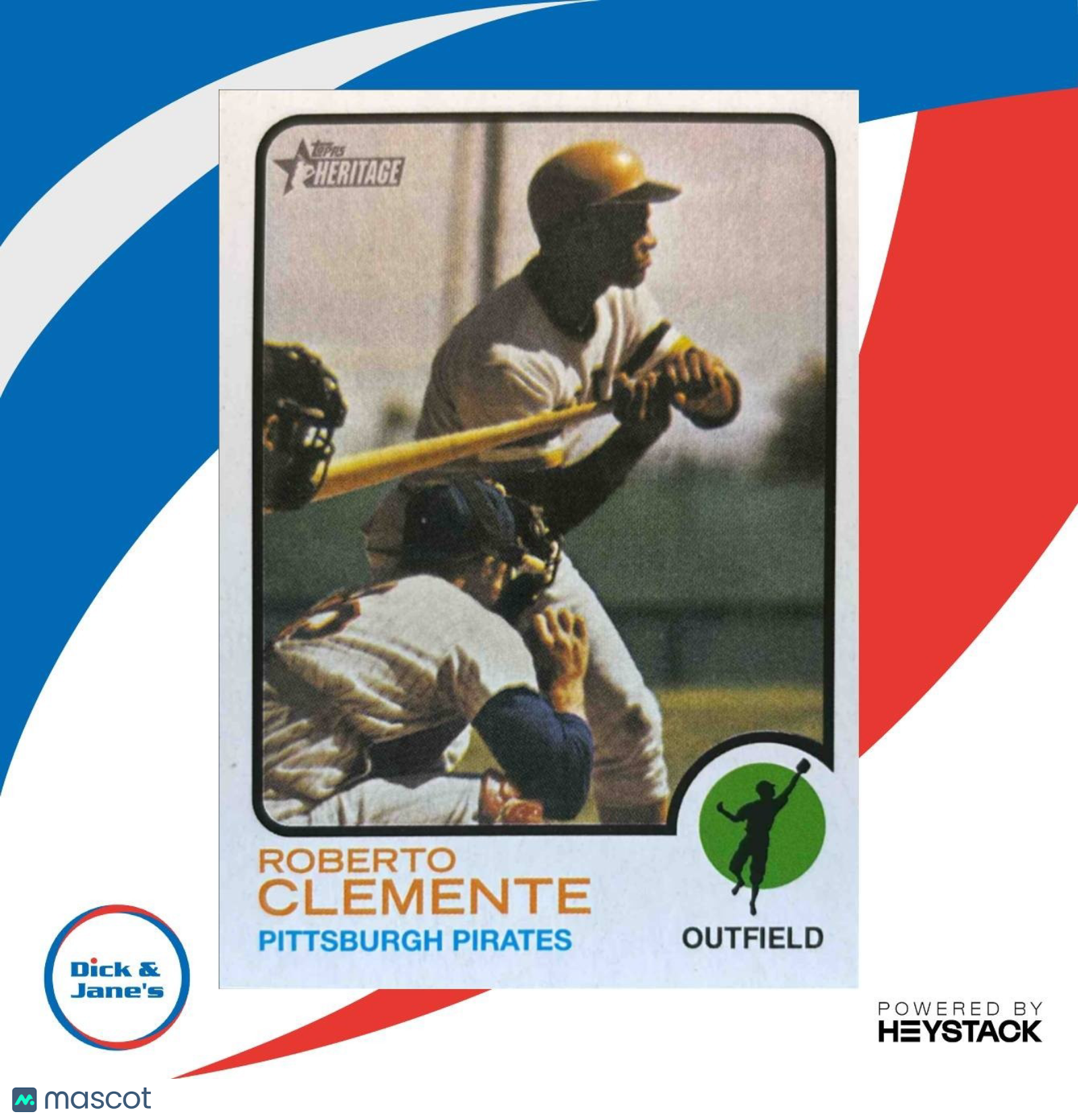 2022 Topps Heritage Roberto Clemente #50 Pittsburgh Pirates - Sports Cards