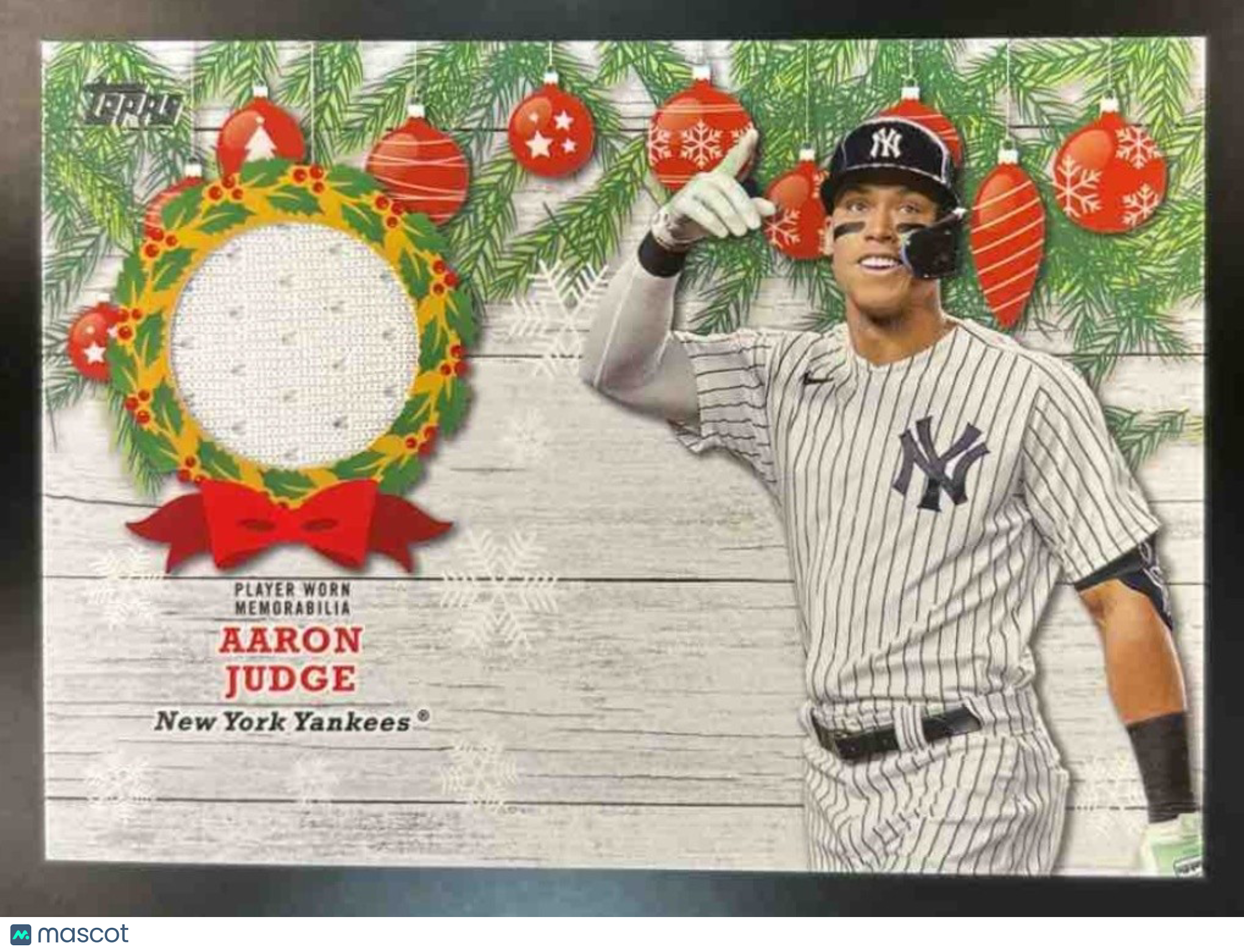 2022 Topps Holiday Aaron Judge Relics #WRC-AJ New York Yankees - Sports Cards