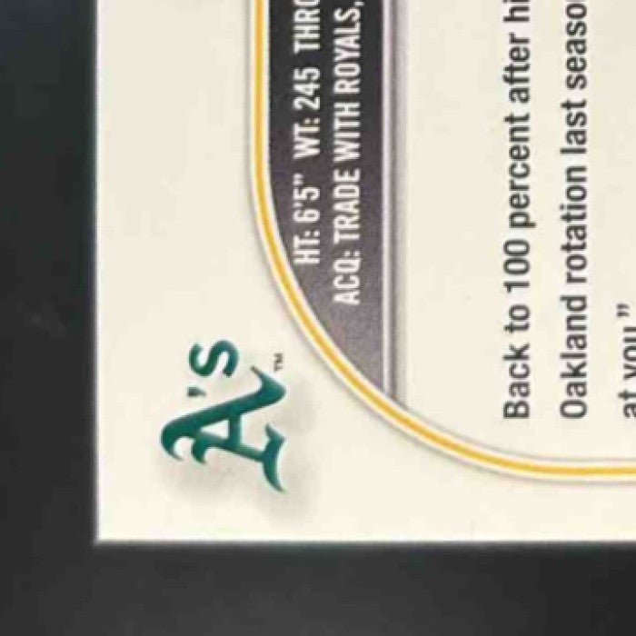 2022 Topps Sean Manaea Orange Foilboard /299 #281 Oakland Athletics - Sports Cards