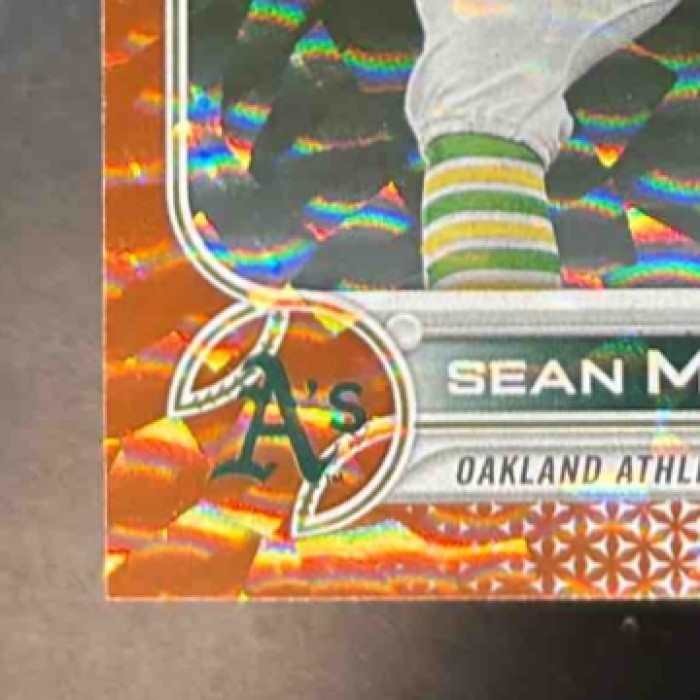 2022 Topps Sean Manaea Orange Foilboard /299 #281 Oakland Athletics - Sports Cards