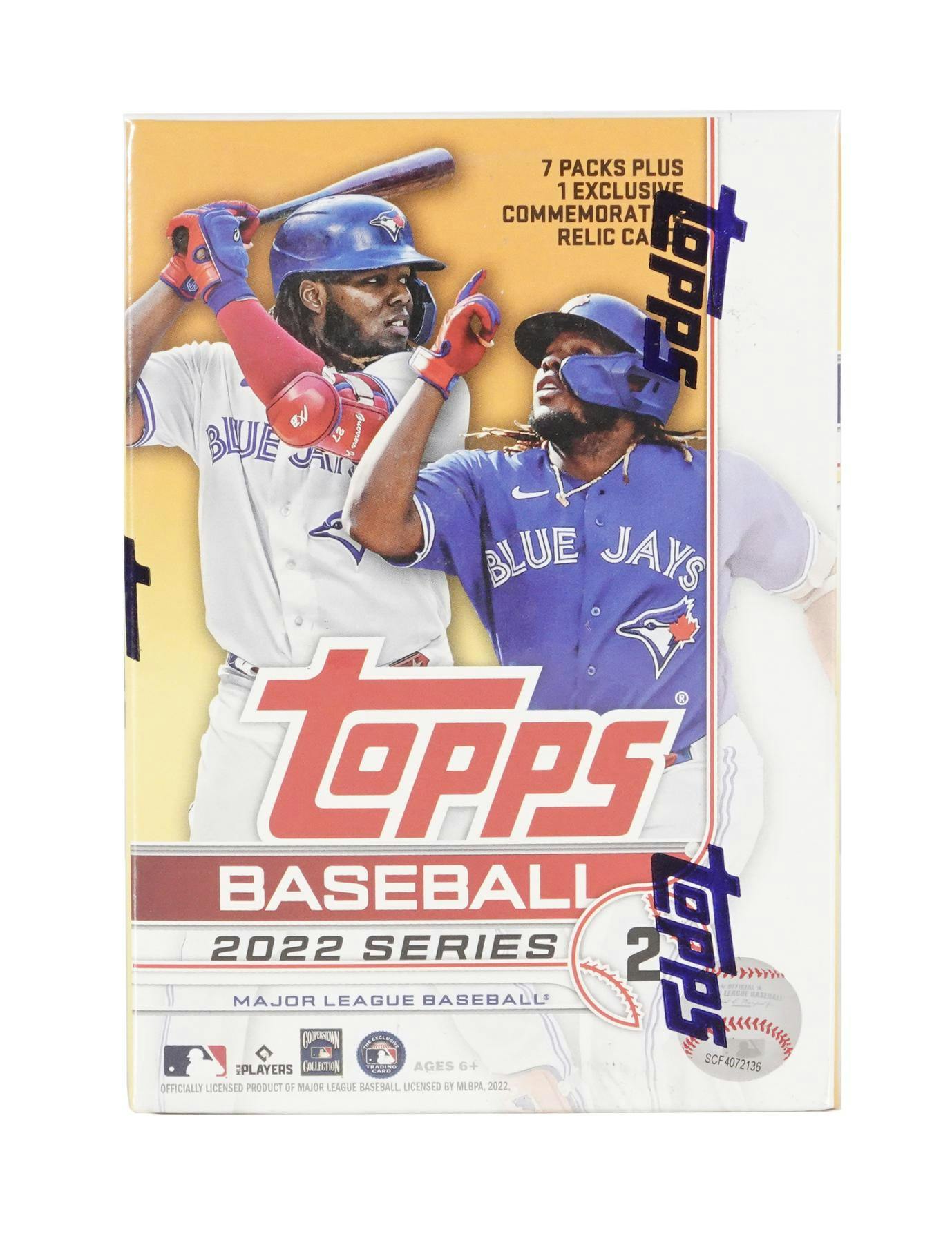 2022 Topps Series 2 Baseball 7-Pack Blaster Box (Commemorative Relic Card!) - MLB Hobby Box