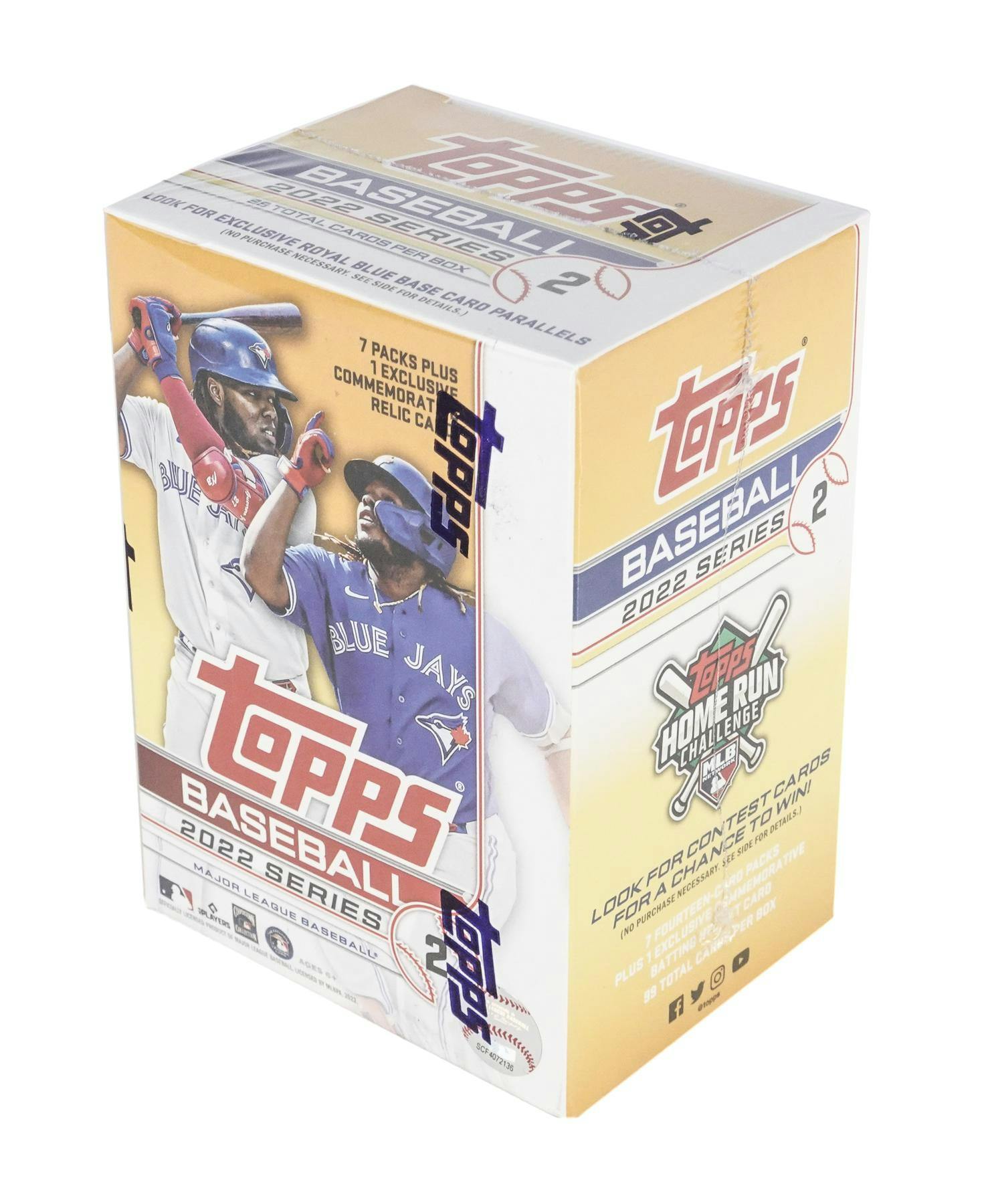 2022 Topps Series 2 Baseball 7-Pack Blaster Box (Commemorative Relic Card!) - MLB Hobby Box