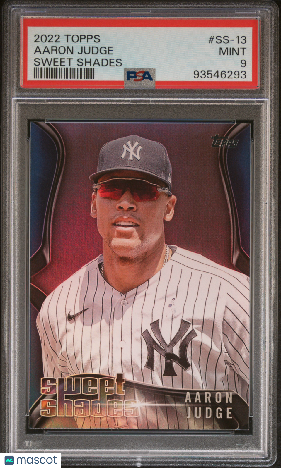 2022 Topps Sweet Shades Aaron Judge #SS-13 PSA 9 - Graded Sports Cards