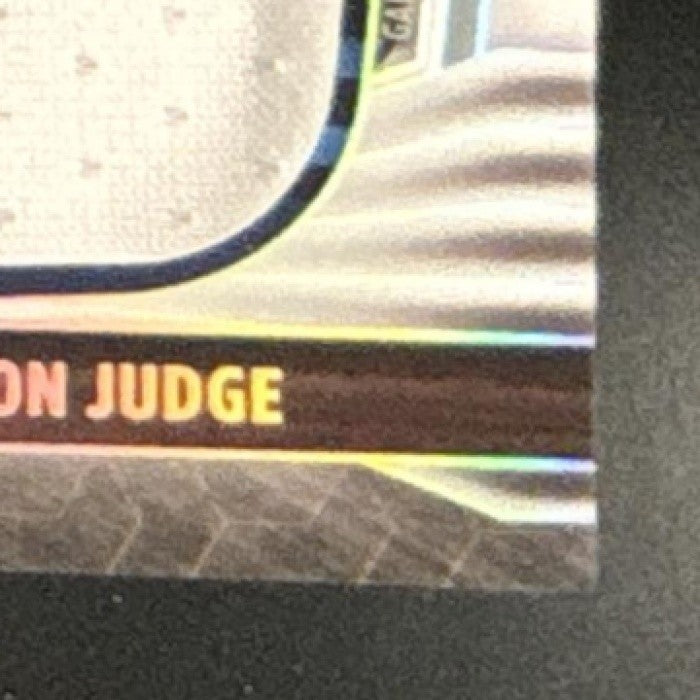 2022 Topps Tribute Mike Trout Aaron Judge Dual Relics /199 #DR2-TJ MEM - Sports Cards
