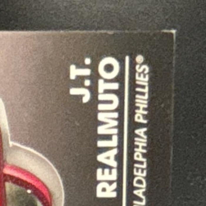 2022 Topps Update J.T. Realmuto Commemorative Batting Helmet Relic Phillies - Sports Cards