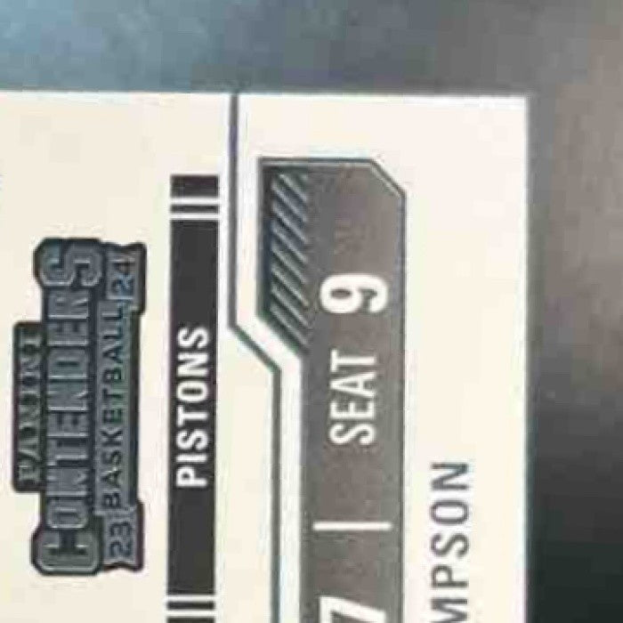 2023-24 Contenders Ausar Thompson Rookie Ticket Swatches MEM RC Detroit Pistons - Sports Cards