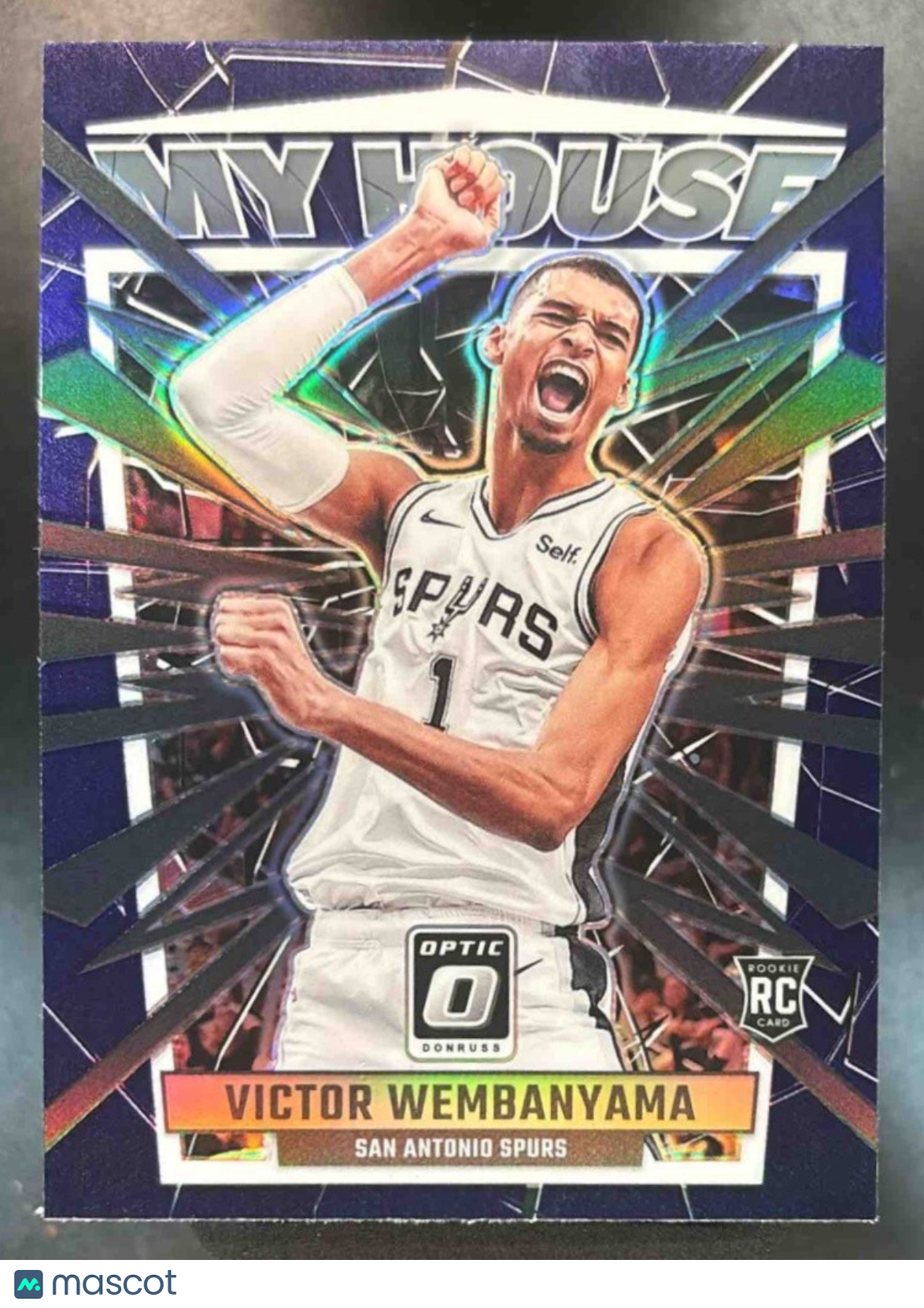 2023-24 Donruss Optic Victor Wembanyama My House Purple #6 RC San Antonio Spurs - Sports Cards