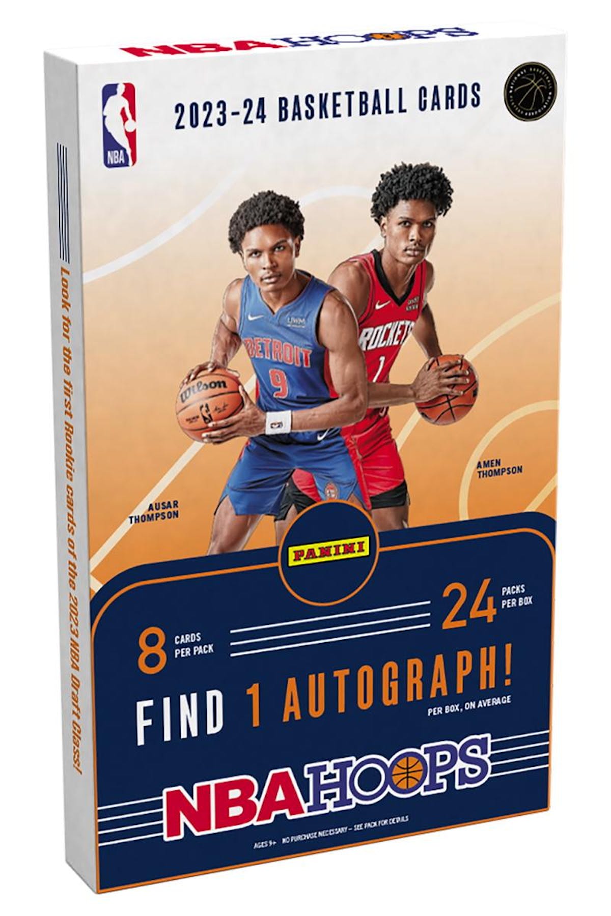 TWO PACKS of 2023/24 Panini Hoops NBA Basketball Hobby Cards