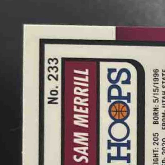 2023-24 Hoops Premium Stock Sam Merrill Orange Ice /125 #233 Cleveland Cavalier - Sports Cards