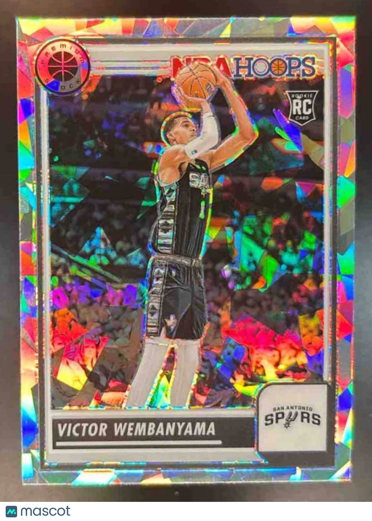 2023-24 Hoops Premium Stock Victor Wembanyama Ice Prizm #108 San Antonio Spurs - Sports Cards