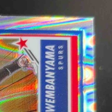 2023-24 Hoops Premium Stock Victor Wembanyama Rising Stars Seismic Prizm RC DJ2 - Sports Cards