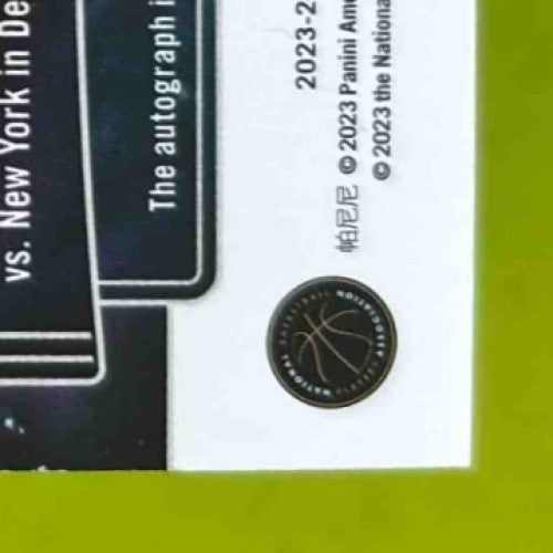 2023 24 Julian Strawther Rookie Autographs Blue 45/49 #RA JSO RC Denver Nuggets Sports Cards