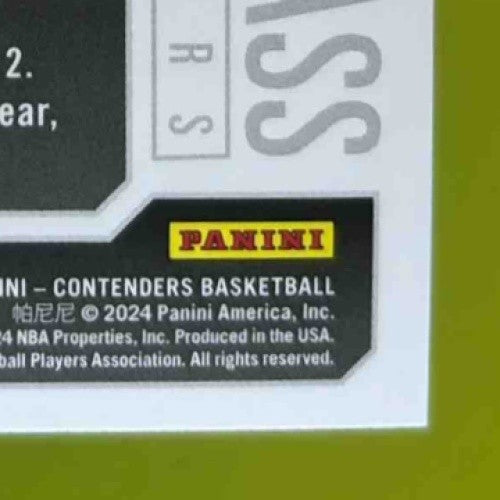 2023-24 Panini Contenders Victor Wembanyama 2023 Draft Class #9 RC Spurs - Sports Cards