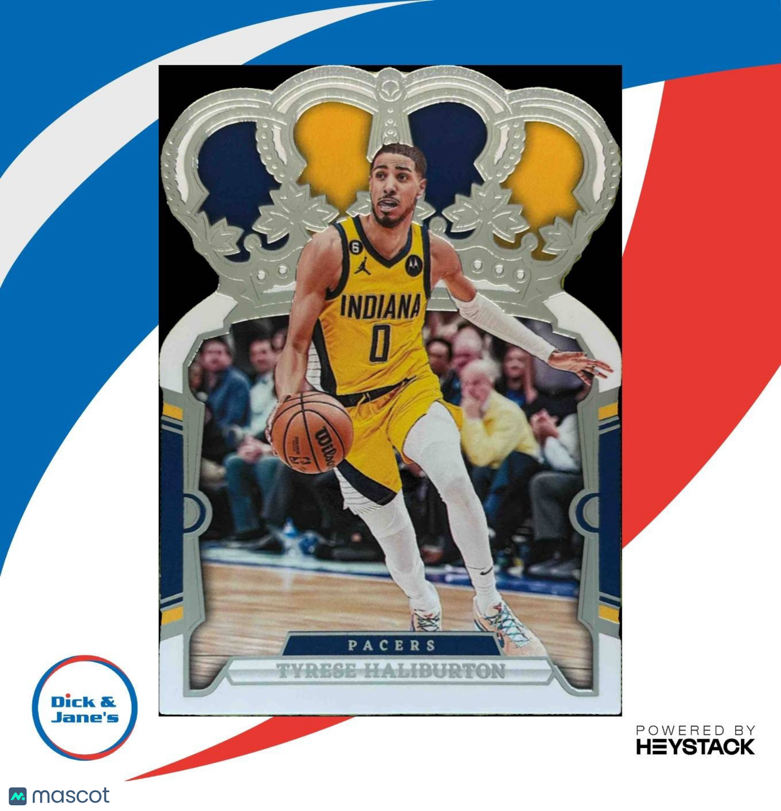 2023-24 Panini Crown Royale Tyrese Haliburton #69 Indiana Pacers - Sports Cards