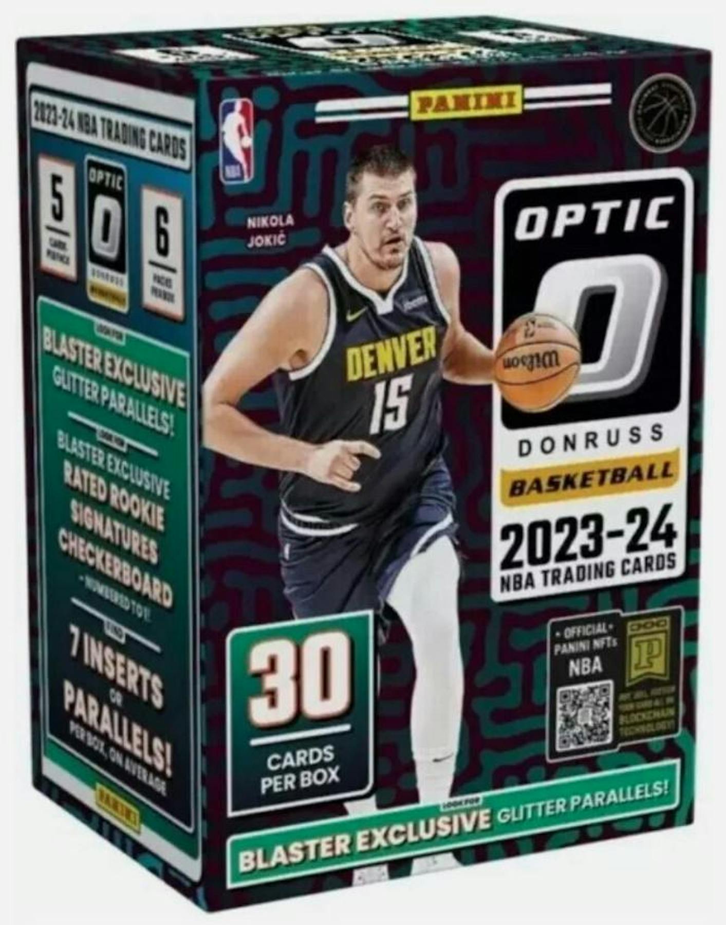 2023/24 Panini Donruss Optic Basketball 6-Pack Blaster Box (Glitter Parallels) - NBA Hobby Box