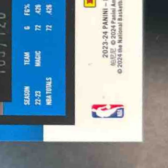 2023-24 Panini Hoops Premium Stock Paolo Banchero Blue /120 #182 Orlando Magic - Sports Cards
