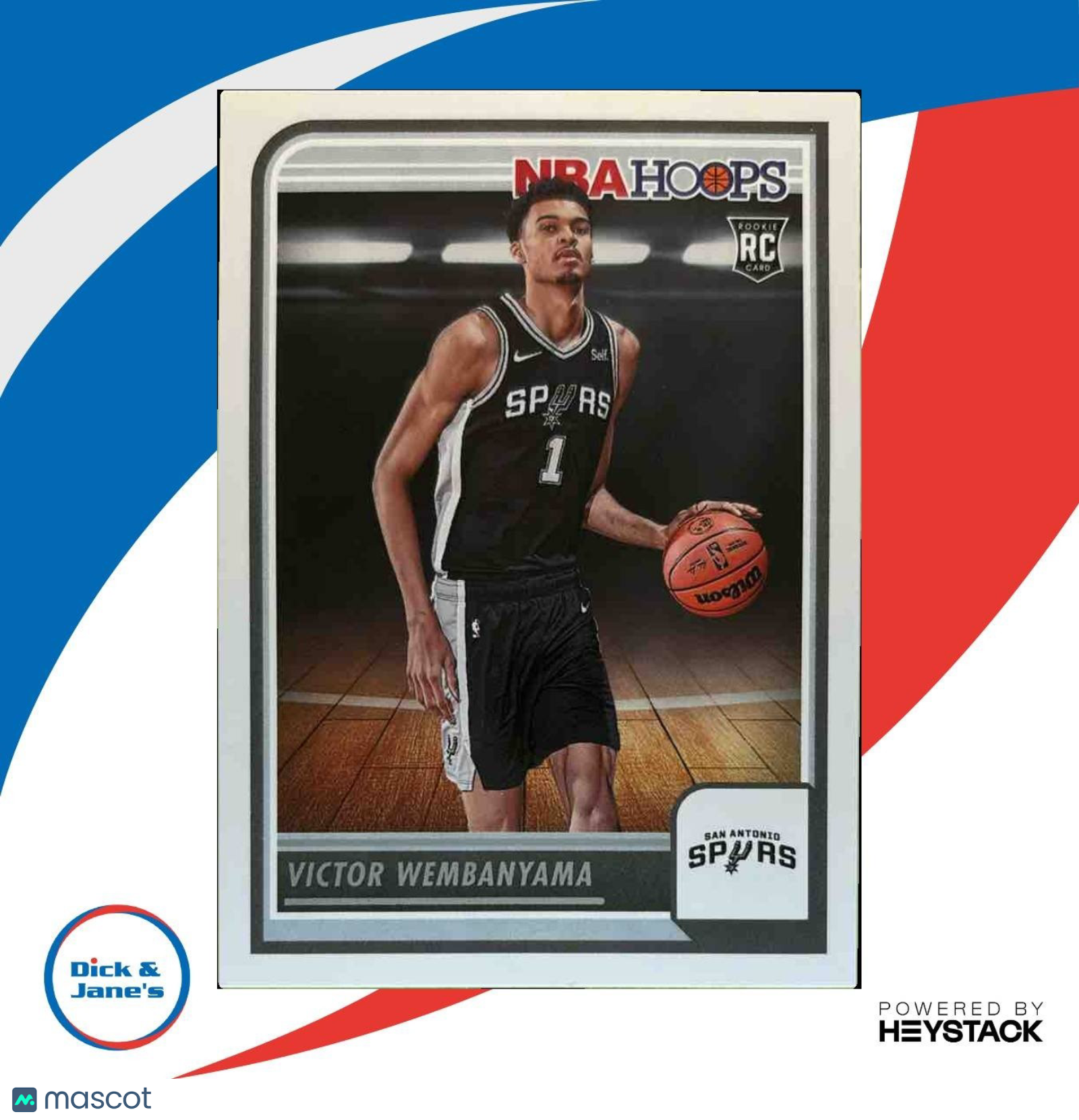 2023-24 Panini Hoops Victor Wembanyama #277 RC San Antonio Spurs - Sports Cards