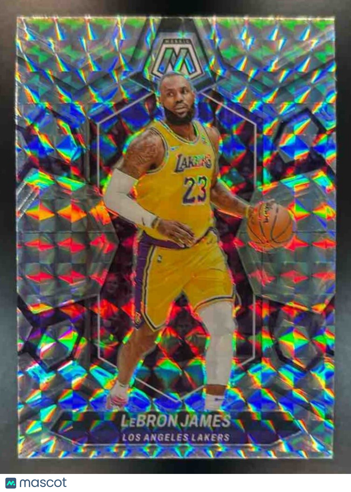 2023-24 Panini Mosaic LeBron James Mosaic Prizm #92 Los Angeles Lakers - Sports Cards