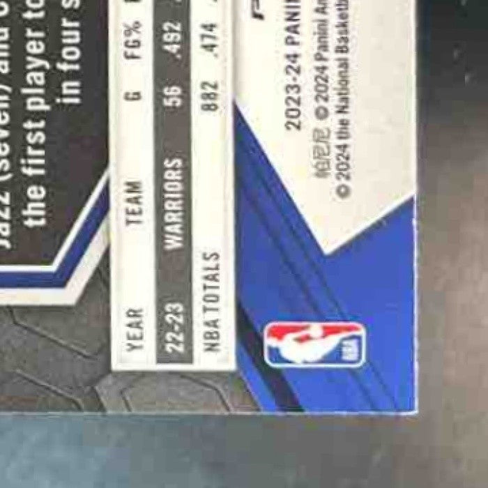 2023-24 Panini Mosaic Stephen Curry Reactive Blue Prizm #3 Golden State Warriors - Sports Cards