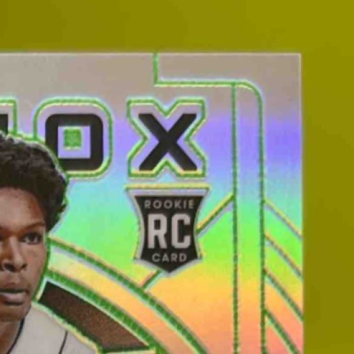 2023-24 Panini Obsidian Ausar Thompson Equinox Electric Etch Green Flood /25 RC - Sports Cards