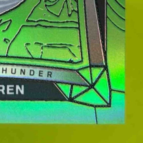 2023-24 Panini Obsidian Chet Holmgren Electric Etch Green 23/25 #30 Thunder - Sports Cards