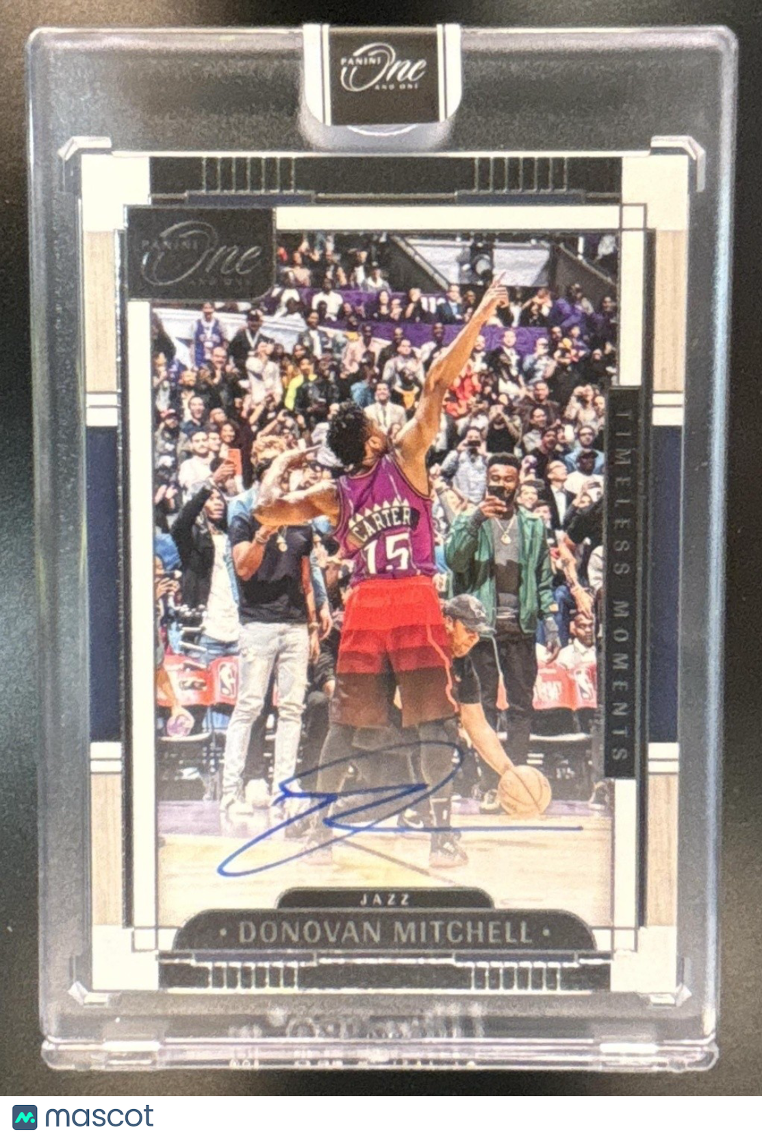 2023-24 Panini One & One Basketball Donovan Mitchell Timeless Moments Auto /49 - Sports Cards
