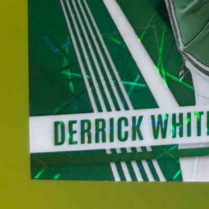 2023-24 Panini Phoenix Derrick White Green Lazer 63/175 #78 Boston Celtics - Sports Cards
